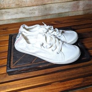 Steve Madden NYC Brennen Women's Sneakers Size 7, Clean White, Fair Isle